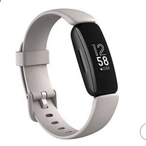 Fitbit Insire 2 Health & Fitness Tracker, Lunar White